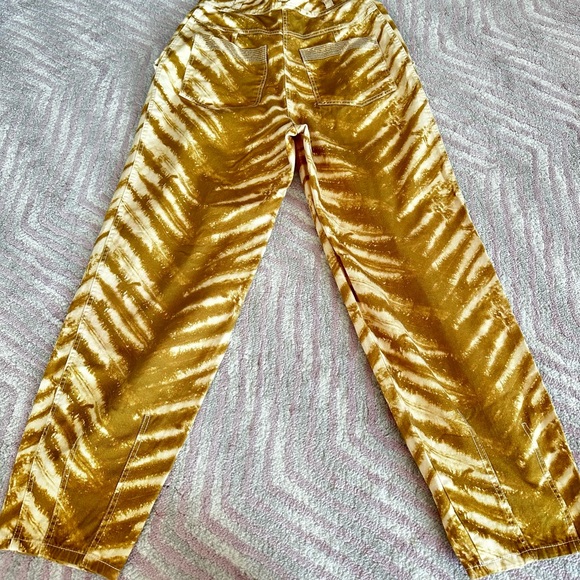 Ulla Johnson baggy print denim jeans size 25 - Picture 1 of 3